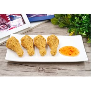 Artificial Faux French Chicken Leg Realistic Look Fake Fried Chicken Leg Display Model 3PCS