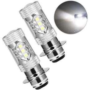80W Upgrade LED Headlights Bulbs Super White Replacement for Yamaha Banshee 350 YFZ350 Big Bear YFM350 YFB250 Timberwolf (Pack of 2)