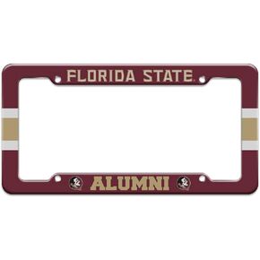 Florida State University Alumn License Plate Tag Frame