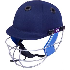 خوذة الكريكيت SS Cricket Gutsy - للرجال (اللون الأزرق والأسود) - حجم كبير (أزرق داكن) in Kuwait