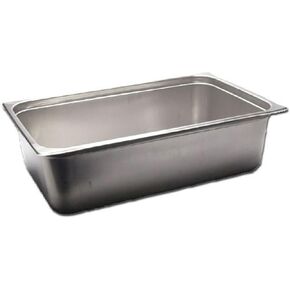 Winco SPJM-306 Third Size Steam Pan, Stainless SPJM-306-Steam Table, 1/3 x 6" deep, Silver