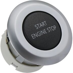 Momentary Push Start Stop Button Switch Compatible with 2010-2016 Land Rover LR4 / 2010-2013 Range Rover Sport Replaces LR014015