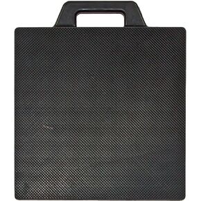 Buyers Products OP18X18R Rubber Outrigger Pad, 18 X 18 X 2 Inch, Solid Rubber Crane Pad with Textured Surface And Built-In Handle, Ideal Pad for Concrete, Paved Surfaces And Off-Road Use