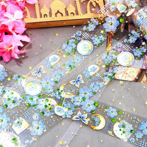 2 متر/لفة الأزهار اشي الشريط زهرة النبات خمر اشي الشريط ملصقات فراشة القمر نجمة الحيوانات الأليفة الشريط الجمالية اشي أشرطة الزخرفية شريطٌ لاصق شريط زخرفي للحرف اليومية لوازم سجل القصاصات in Kuwait