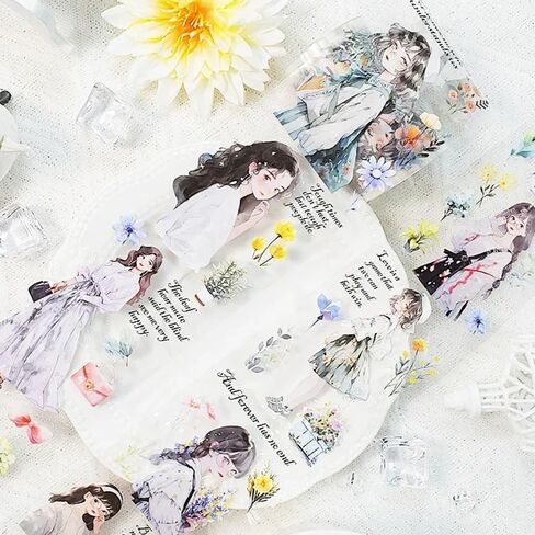 2 متر/لفة فتاة الأزهار اشي الشريط زهرة النبات خمر اشي الشريط ملصقات الحيوانات الأليفة الشريط الجمالية واسعة اشي أشرطة الزخرفية شريطٌ لاصق شريط زخرفي للحرف اليومية لوازم سجل القصاصات in Kuwait