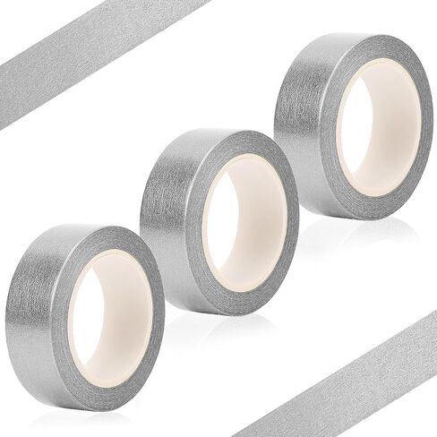 3PCS Gold washi Tape Solid Foil Washi Tape Decorative Self Adhesive Masking Tape Gold Metallic Mirror Tape for Scrapbooking DIY Craft Decoration Gift Wrapping, 16.4ft x 0.6in in Saudi Arabia