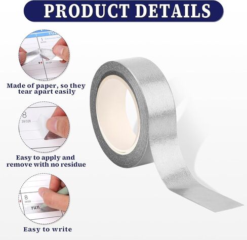 3PCS Gold washi Tape Solid Foil Washi Tape Decorative Self Adhesive Masking Tape Gold Metallic Mirror Tape for Scrapbooking DIY Craft Decoration Gift Wrapping, 16.4ft x 0.6in in Saudi Arabia