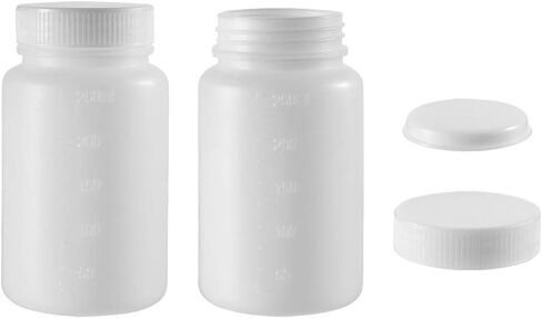 uxcell Plastic Lab Chemical Reagent Bottle 1000ml/34oz Wide Mouth Sample Sealing Liquid Storage Container 2pcs in Saudi Arabia