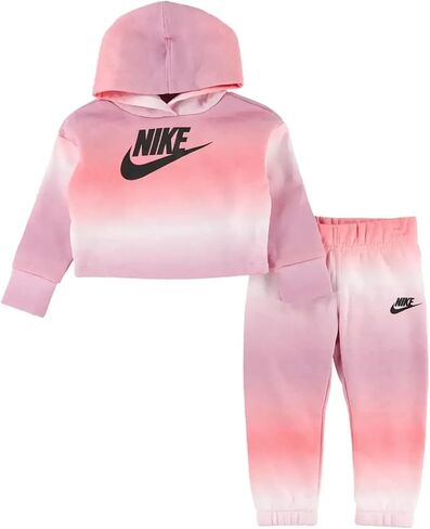 طقم جوغرز Club Joggers من نايكي للفتيات الصغيرات (الرضع) وردي أساسي 12 شهرًا (الرضع) in Saudi Arabia