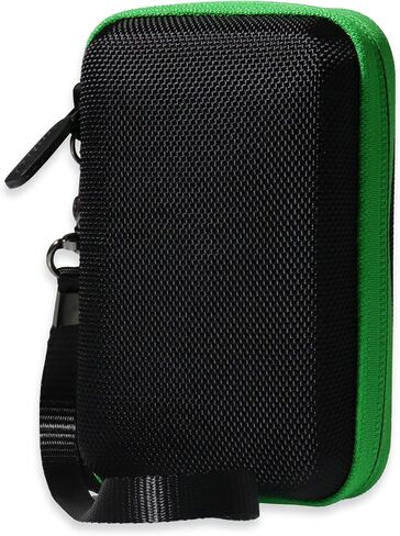 CaseSack Golf GPS Case for Swami Vibe Golf GPS - Golf GPS Bluetooth Speaker Combo (Black with Blue Zip) in Saudi Arabia