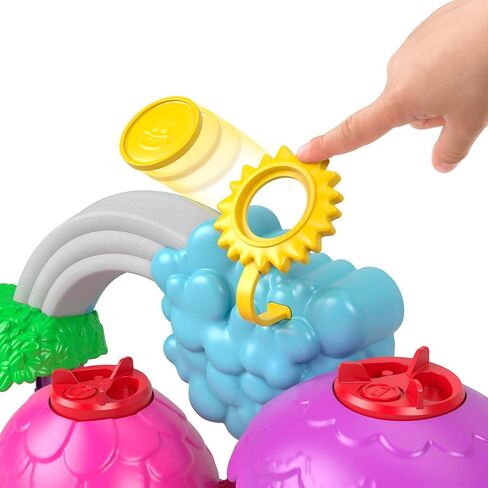 Fisher-Price Imaginext DreamWorks Trolls Musical Toy Playset, Lights & Sounds Rainbow Treehouse with Poppy Figure & 7 Play Pieces for Preschool Kids in Saudi Arabia