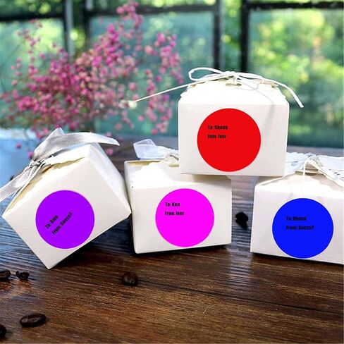 ملصقان منقطة باللون الأسود، ملصقات مستهدفة للرماية، 500 قطعة من ملصقات تنظيم جرد الأسعار لنقل تنظيم التخزين، أسود، 2 بوصة in Kuwait