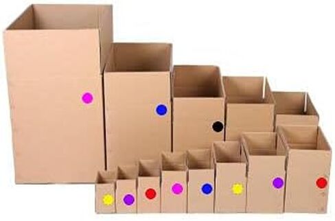 ملصقان منقطة باللون الأسود، ملصقات مستهدفة للرماية، 500 قطعة من ملصقات تنظيم جرد الأسعار لنقل تنظيم التخزين، أسود، 2 بوصة in Kuwait