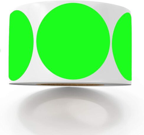 ملصقان منقطة باللون الأسود، ملصقات مستهدفة للرماية، 500 قطعة من ملصقات تنظيم جرد الأسعار لنقل تنظيم التخزين، أسود، 2 بوصة in Kuwait