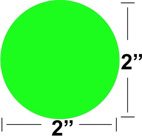 ملصقان منقطة باللون الأسود، ملصقات مستهدفة للرماية، 500 قطعة من ملصقات تنظيم جرد الأسعار لنقل تنظيم التخزين، أسود، 2 بوصة in Kuwait
