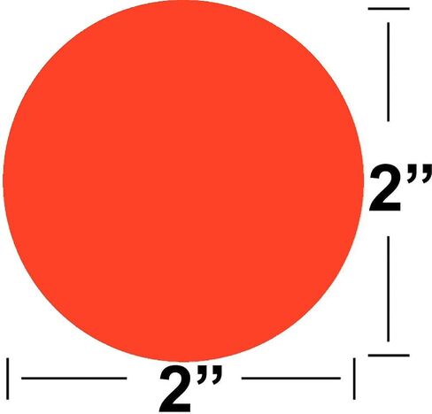 2 Black Round Color Coding Dot Stickers, Target Stickers for Shooting, 500 Pcs Price Inventory Organizing Labels for Moving Storage Organizing Black, 2 inch in Saudi Arabia
