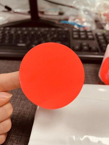 2 Black Round Color Coding Dot Stickers, Target Stickers for Shooting, 500 Pcs Price Inventory Organizing Labels for Moving Storage Organizing Black, 2 inch in Saudi Arabia