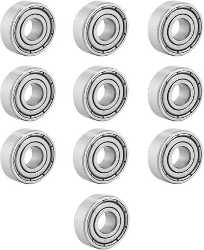 Donepart Small Bearings 5mm ID 13mm OD 4mm Width 695ZZ Bearings Double Shielded Miniature Deep Groove Ball Bearings (10 Pack) in Saudi Arabia