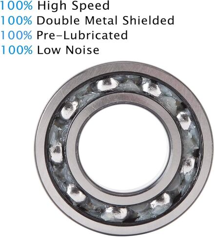 Donepart Small Bearings 5mm ID 13mm OD 4mm Width 695ZZ Bearings Double Shielded Miniature Deep Groove Ball Bearings (10 Pack) in Saudi Arabia