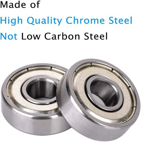 Donepart Small Bearings 5mm ID 13mm OD 4mm Width 695ZZ Bearings Double Shielded Miniature Deep Groove Ball Bearings (10 Pack) in Saudi Arabia