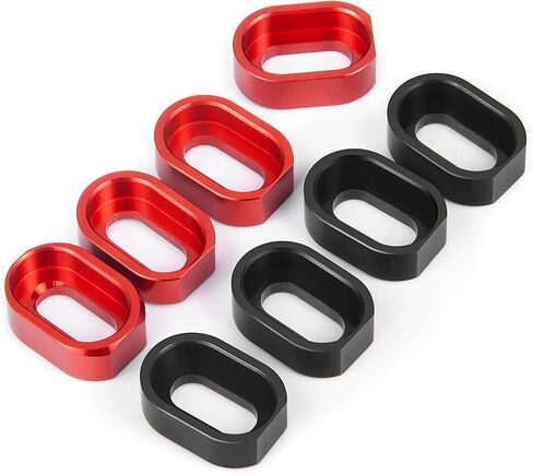 حشوات RCHUBAM TRX X-MAXX RC مع براغي 4 قطع غسالات تثبيت على محرك RC متوافقة مع شاحنة RC بمقياس 1/5 TRX X-MAXX 6S 8S XRT 8S (أحمر) in Kuwait