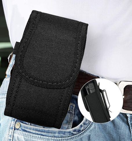 case Compatible with Sonim XP3 Plus Phone Model XP3900, Nylon Pouch with Metal Belt Clip Holster in Saudi Arabia