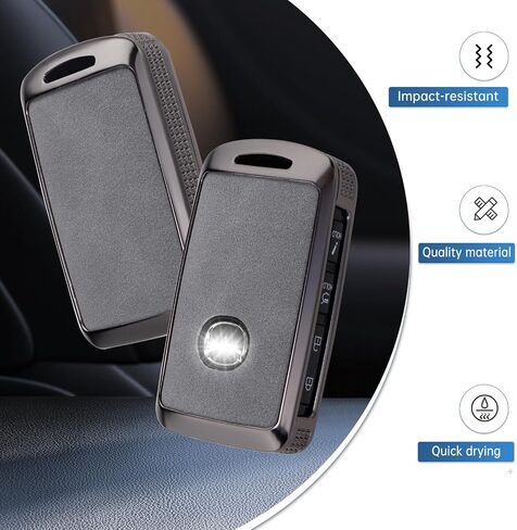YO&YOYE Compatible with Mazda Key Fob Cover with Keychain Leather Key Case Protector Fit for 2019-2022 Mazda 3, Mazda 3 Hatchback, 2020-2022 Mazda CX-5, CX-30, CX-10 (Model 1, Black) in Saudi Arabia