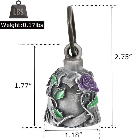 Dream Apparel Motorcycle Bell W/Hanger,Biker Bell Motorcycle Accessories For Good Luck Safe Riding,With Bag Gift Box in Saudi Arabia