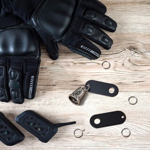 4 Pieces Motor Bell Hangers and 4 Pieces Split Rings, Fits for Any Bell (Black) in Saudi Arabia