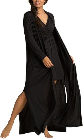 Barefoot Dreams Luxe Milk Jersey Women's Duster Robe, Light Pool Robe in Saudi Arabia