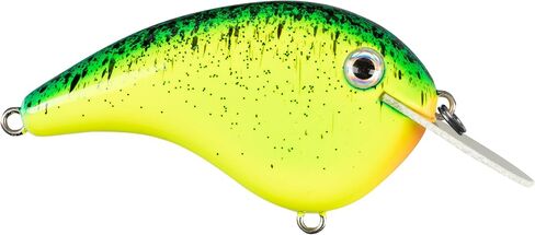 طُعم صيد السمك Strike King (HCCM-476) من Chick Magnet Flatside Shallow Diver، 476 - شارتروز مع غطاء خلفي أزرق/أسود، 7/16 أونصة in Saudi Arabia