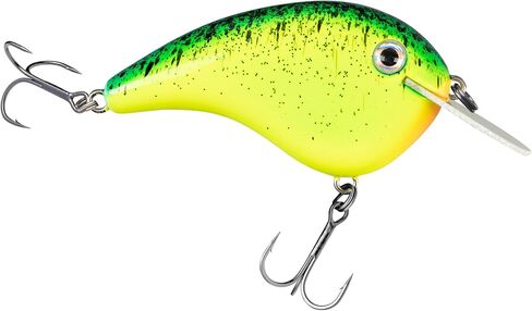 طُعم صيد السمك Strike King (HCCM-476) من Chick Magnet Flatside Shallow Diver، 476 - شارتروز مع غطاء خلفي أزرق/أسود، 7/16 أونصة in Saudi Arabia