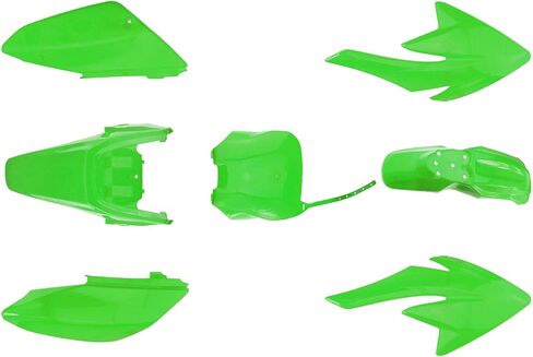 PRO BAT 7Pcs Plastic Fender Fairing Kit For CRF70 CRF70F Off Road Dirt Pit Bike Motocross，Blue in Saudi Arabia
