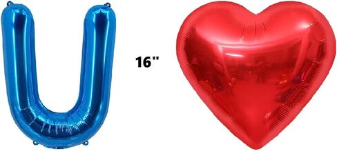 9 قطع بالونات انفجارية باللون الأزرق والأحمر والأبيض لعيد الاستقلال - 22 بوصة 4 يوليو سبايك ستاربورست ستار مخروط بالون - بالون فويل يوم الذكرى الأمريكي لديكورات الحفلات الوطنية in Kuwait