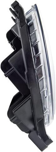 مصباح أمامي LED من Advanblack، مصباح أمامي للهجوم على الطريق مع إشارات الجري/الانعطاف، مصباح أمامي للدراجات النارية مناسب لدراجة Harley Touring Road Glide FLTR 2015 2016 2017 2018 2019 2020 2021 (أسود) in Kuwait