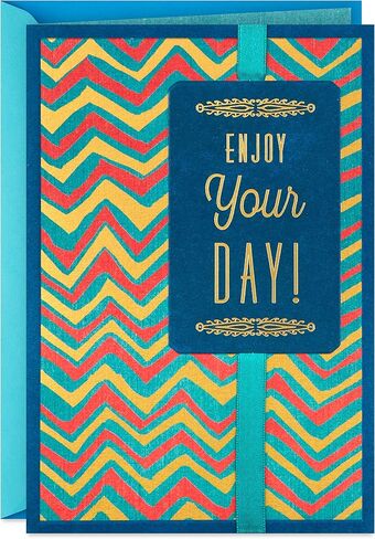 Hallmark Birthday Card (Enjoy Your Day) in Saudi Arabia