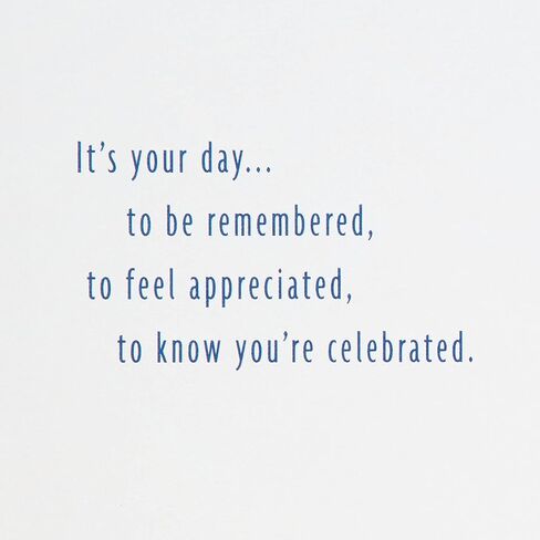 Hallmark Birthday Card (Enjoy Your Day) in Saudi Arabia