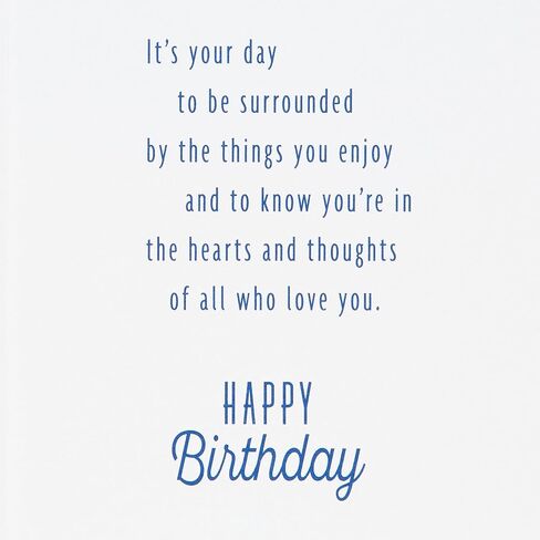 Hallmark Birthday Card (Enjoy Your Day) in Saudi Arabia