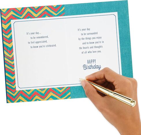 Hallmark Birthday Card (Enjoy Your Day) in Saudi Arabia