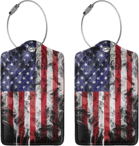 قطعتان من بطاقات الأمتعة اللطيفة على شكل زرافة لحقيبة السفر، هدية فريدة من نوعها لملصق تعريف غطاء الخصوصية مع حلقة من الفولاذ المقاوم للصدأ وبطاقة عنوان، للسفر للنساء والرجال والأطفال in Kuwait