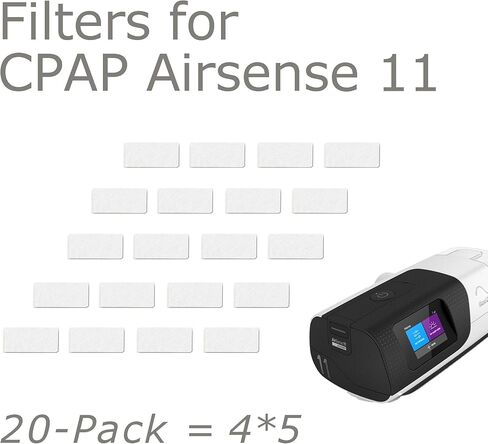 مرشحات CPAP المتميزة المتوافقة مع المرشحات البديلة لسلسلة Resmed Airsense 11 (20) in Kuwait