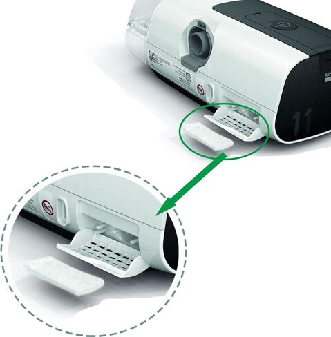 مرشحات CPAP المتميزة المتوافقة مع المرشحات البديلة لسلسلة Resmed Airsense 11 (20) in Kuwait