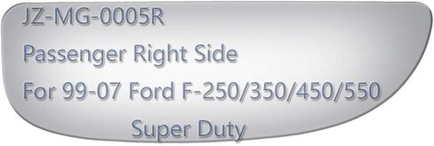 Lower Towing Mirror Glass fit for 99-07 Ford F250 F350 F450 F550 Super Duty Pickup Truck Driver Left Side LH Convex Replacement Including Adhesive in Saudi Arabia