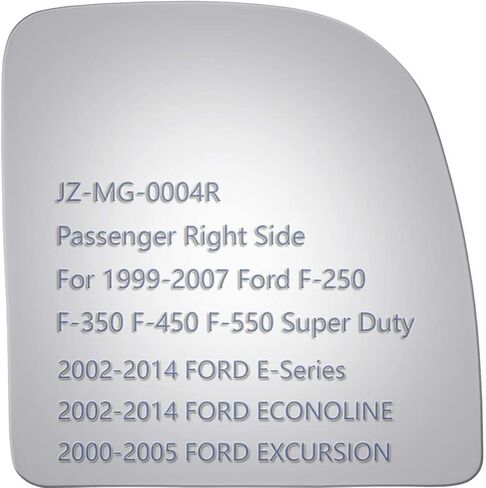 Lower Towing Mirror Glass fit for 99-07 Ford F250 F350 F450 F550 Super Duty Pickup Truck Driver Left Side LH Convex Replacement Including Adhesive in Saudi Arabia