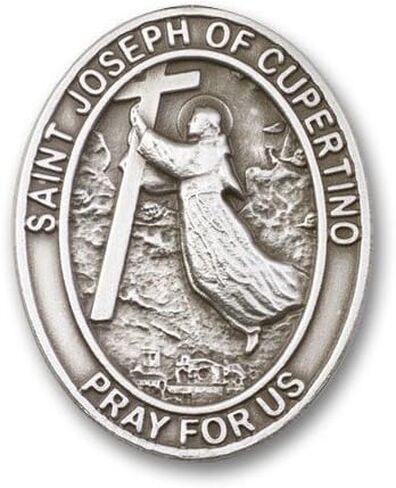 مشبك قناع سانت جوزيف من كوبرتينو ذو اللون الفضي العتيق in Kuwait