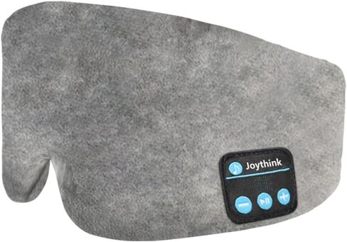 Sleep Headphones Bluetooth Sleep Mask Adjustable Wireless Earbuds Cotton Eye Mask for Sleeping/Travel/Airplane/Meditation/Night Shift,Side Sleeper Sleeping Mask (Grey 01) in Saudi Arabia