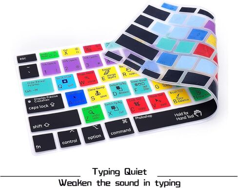 HRH Ultra Thin Serato DJ Silicone Keyboard Cover for MacBook Air 13"2020 M1 in Saudi Arabia