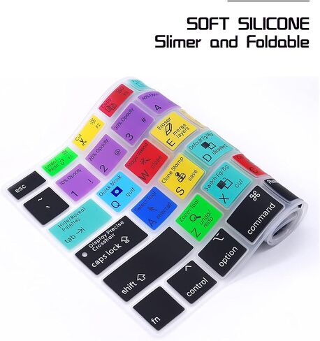 HRH Ultra Thin Serato DJ Silicone Keyboard Cover for MacBook Air 13"2020 M1 in Saudi Arabia