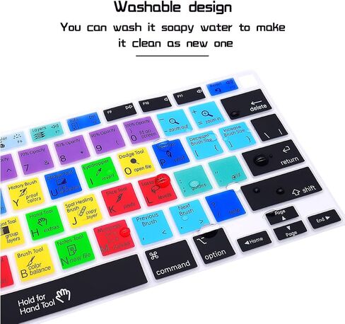 HRH Ultra Thin Serato DJ Silicone Keyboard Cover for MacBook Air 13"2020 M1 in Saudi Arabia