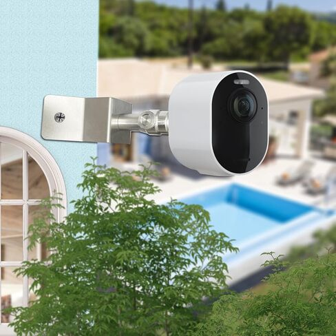 WiTi دعامة مضادة للصدأ للكاميرا الآمنة، حامل زاوية الجدار الخارجي مع وصلة كروية 1/4 لكاميرا مراقبة بطارية WiFi، سهلة التركيب لزاوية الجدار الخارجية زاوية رؤية أوسع in Kuwait